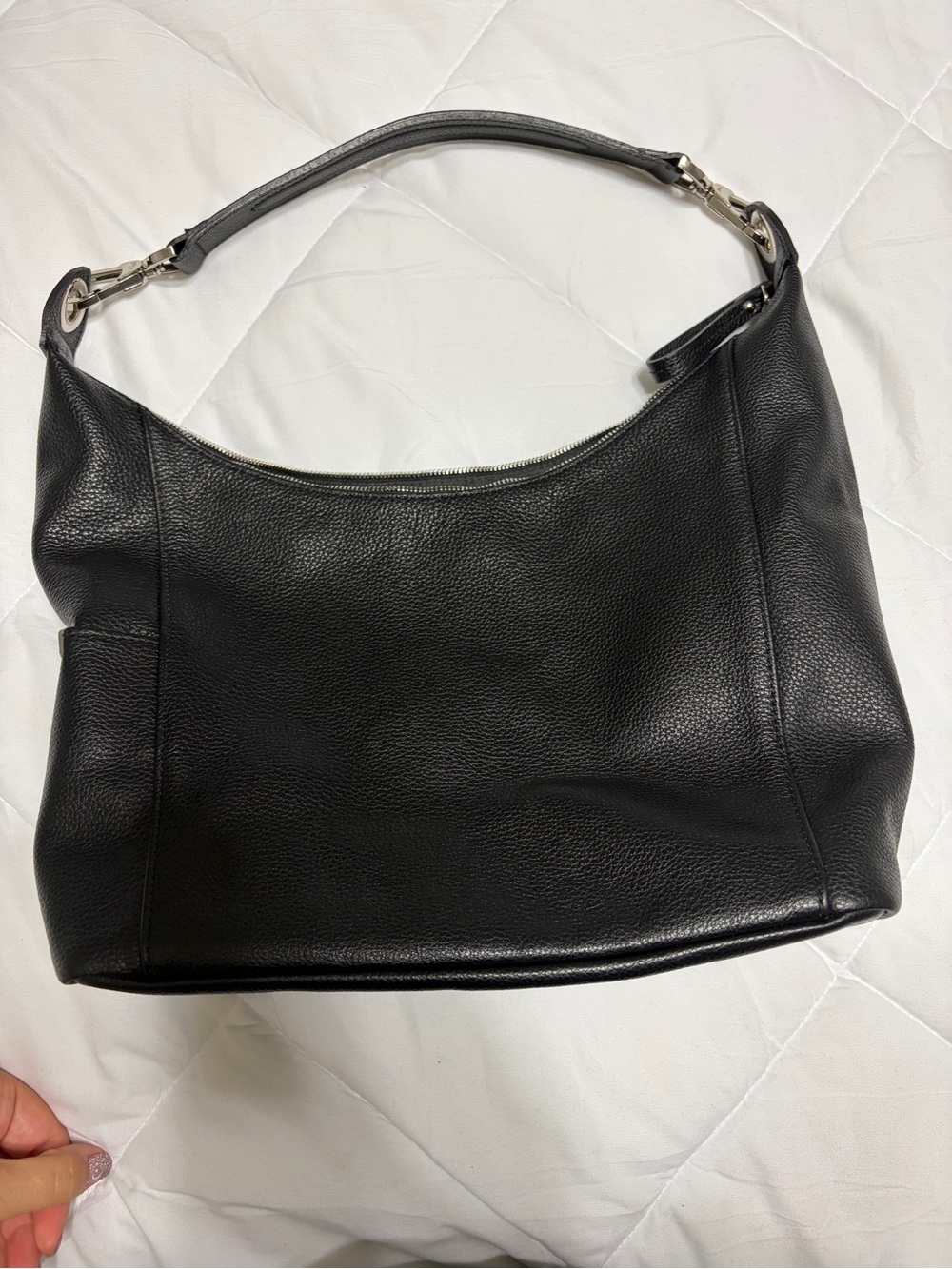 Longchamp Leather Shoulder Bag - Timeless Everyday Tote